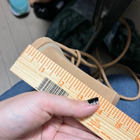 Steve Madden Cora Square Toe Wrap Lace Up Heeled Sandals 9 - Picture 3 of 7